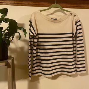 J. Crew Striped Breton shirt EUC